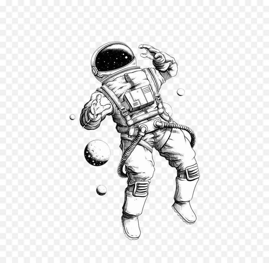 Desenho，Astronauta PNG
