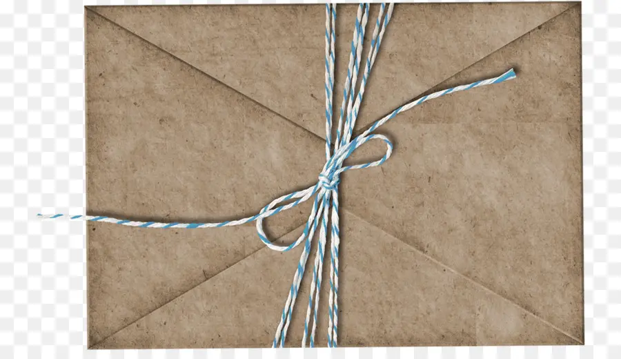 Envelope Marrom，Corda PNG