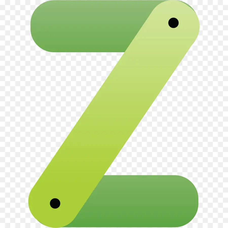 Verde Z，Alfabeto PNG