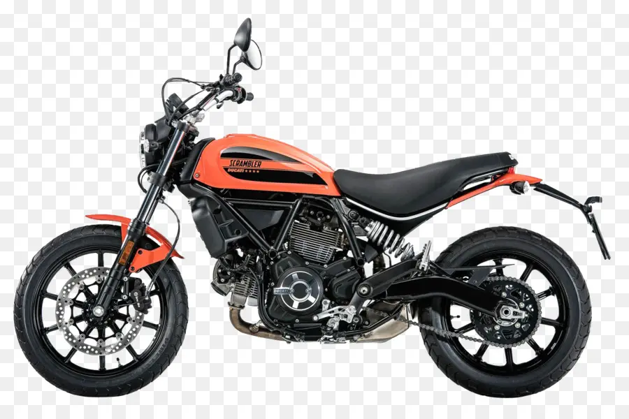 Motocicleta Laranja，Bicicleta PNG