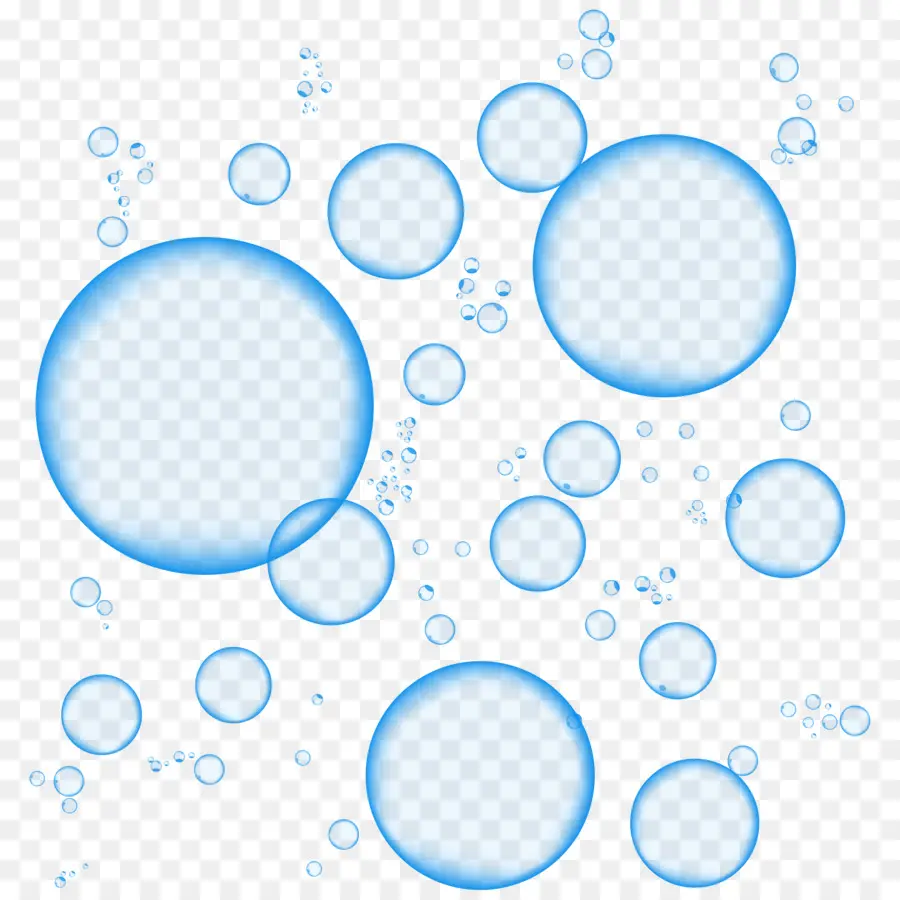 Azul，Espuma PNG