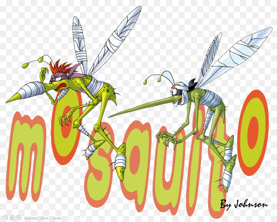 Mosquitos De Desenho Animado，Engraçado PNG