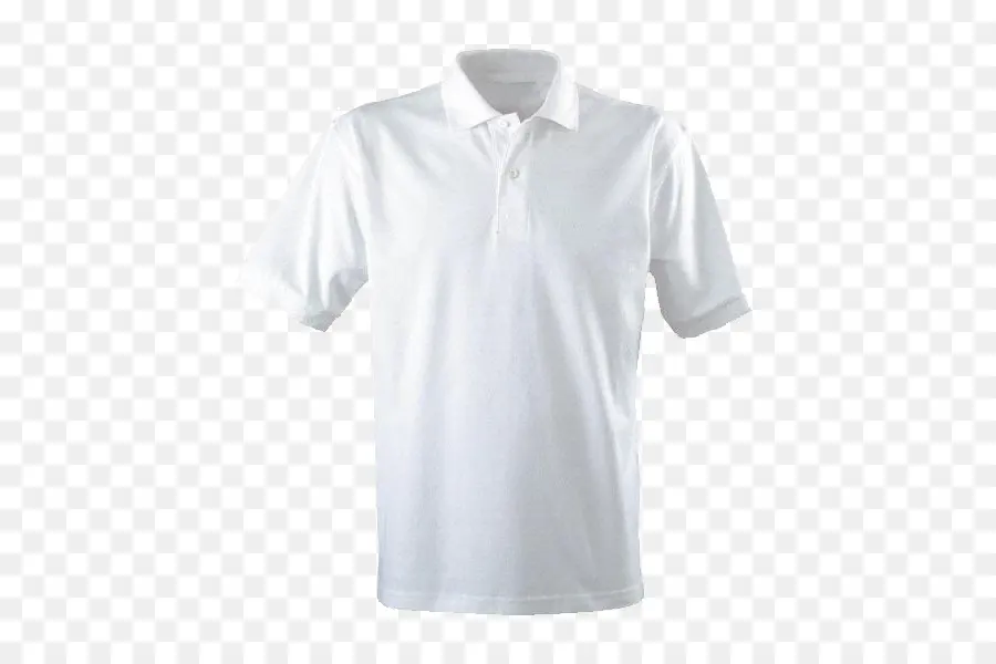 Camisa Pólo Branca，Vestuário PNG