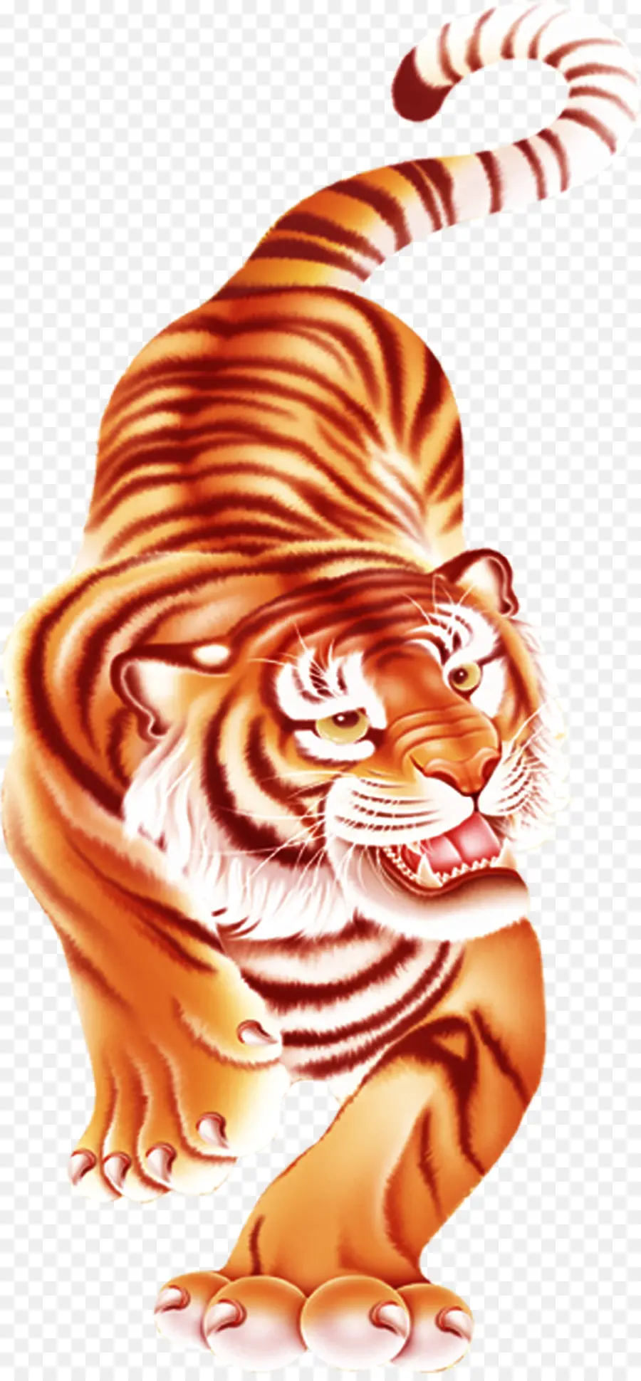 Tigre，O Tigre De Ouro PNG