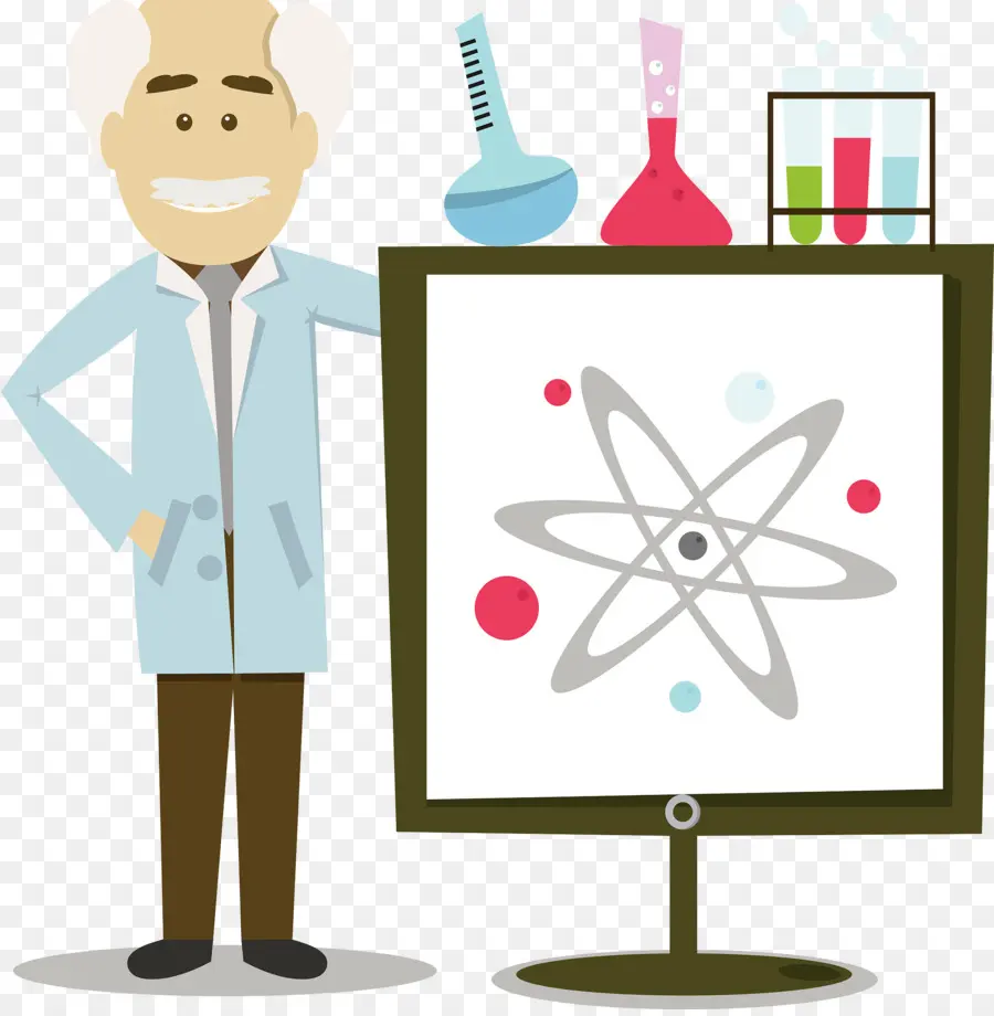 Cientista Com Placa，Cientista PNG