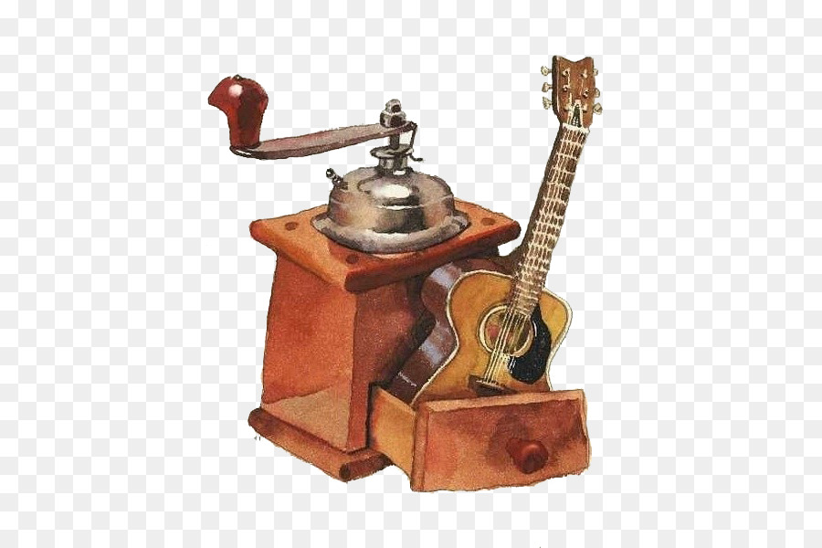 Moedor De Café E Guitarra，Instrumento PNG