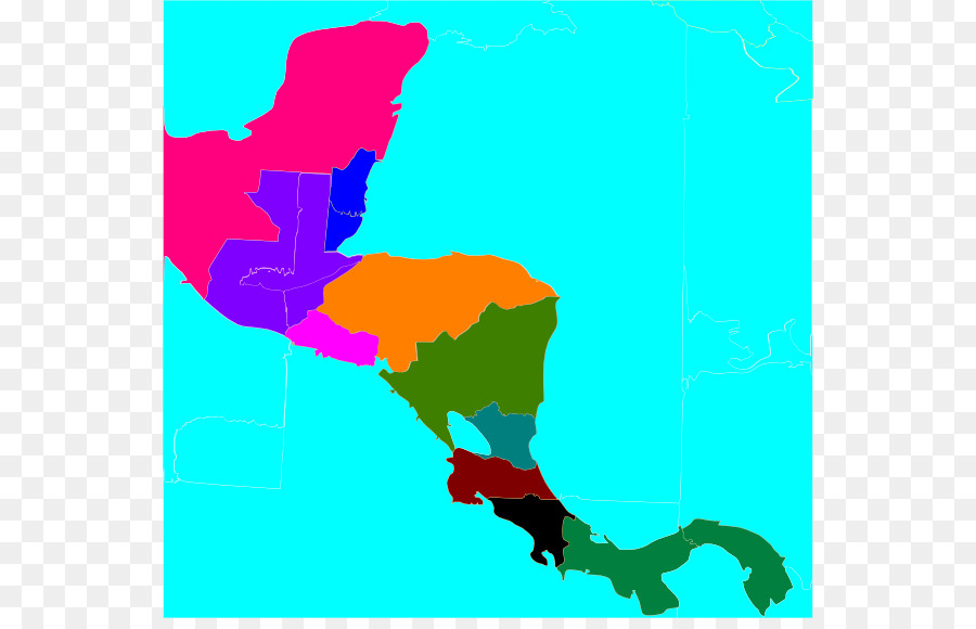 Mapa Colorido，Regiões PNG