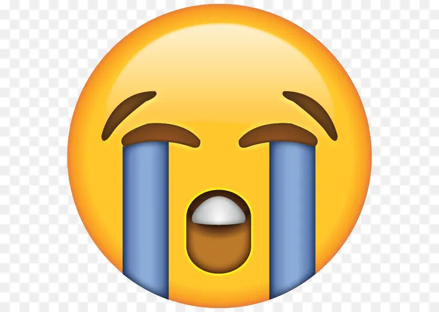 Emoji，Rosto Com Lágrimas De Alegria Emoji PNG