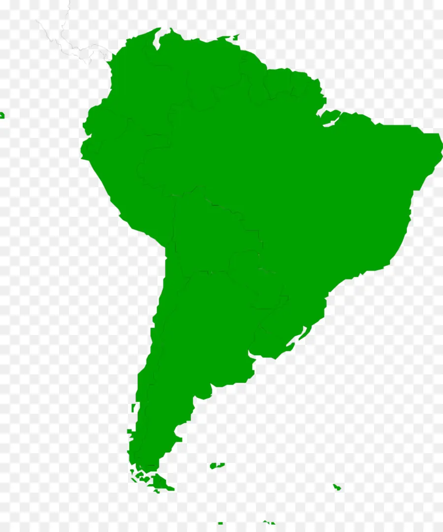 América Do Sul，Mapa PNG