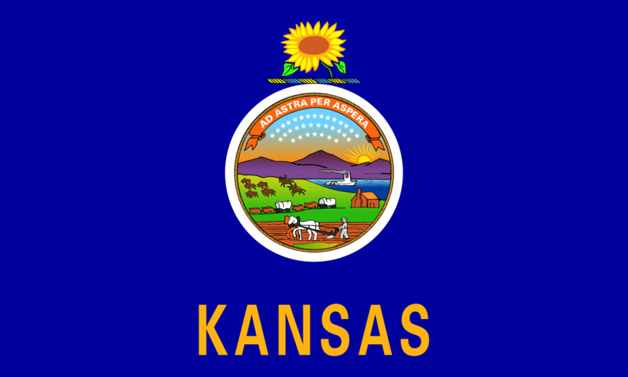 Kansas，Bandeira Do Kansas PNG