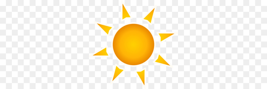 Ilustração Do Sol，Amarelo PNG