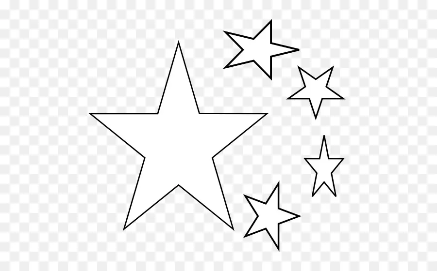 Estrelas，Contorno PNG