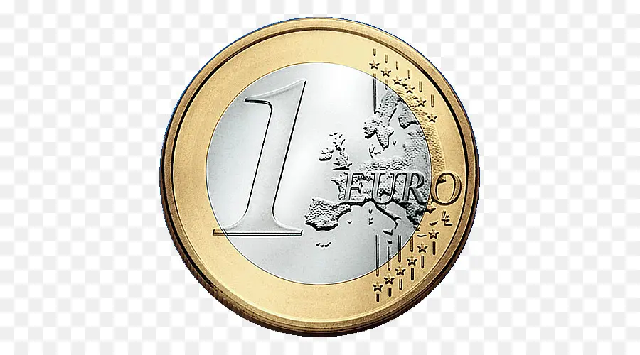 1 Moeda De Euro，Moeda PNG