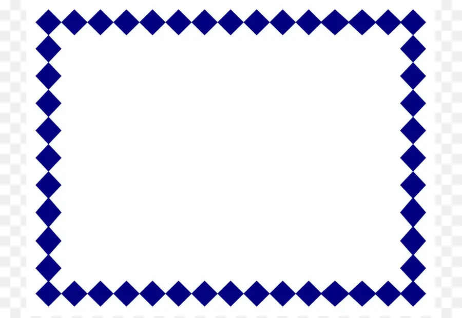 Borda Diamante Azul，Quadro PNG