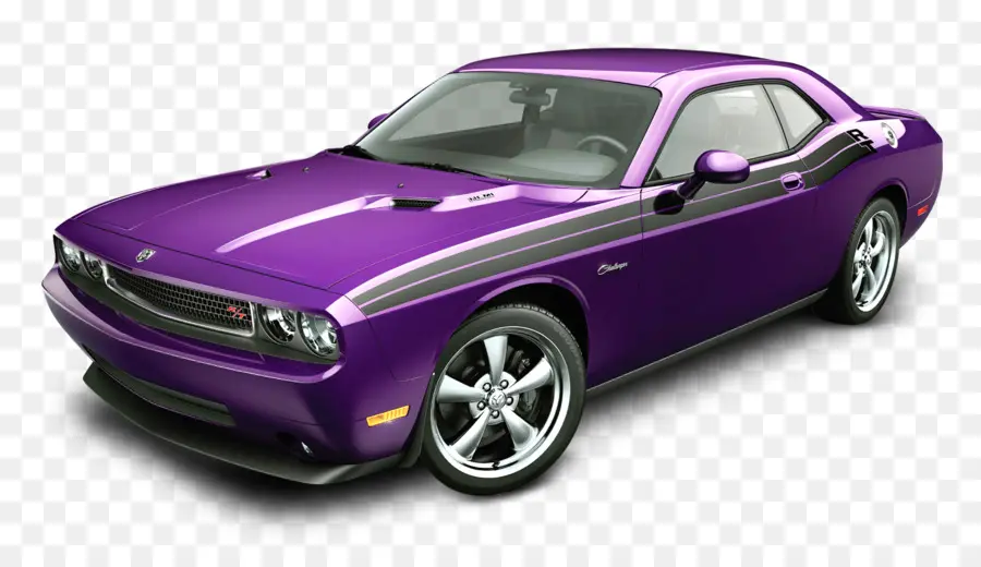 Muscle Car Roxo，Carro PNG