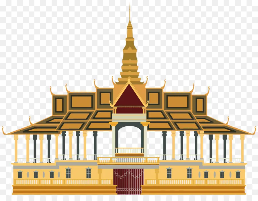 Royal Palace Phnom Penh，Pixabay PNG