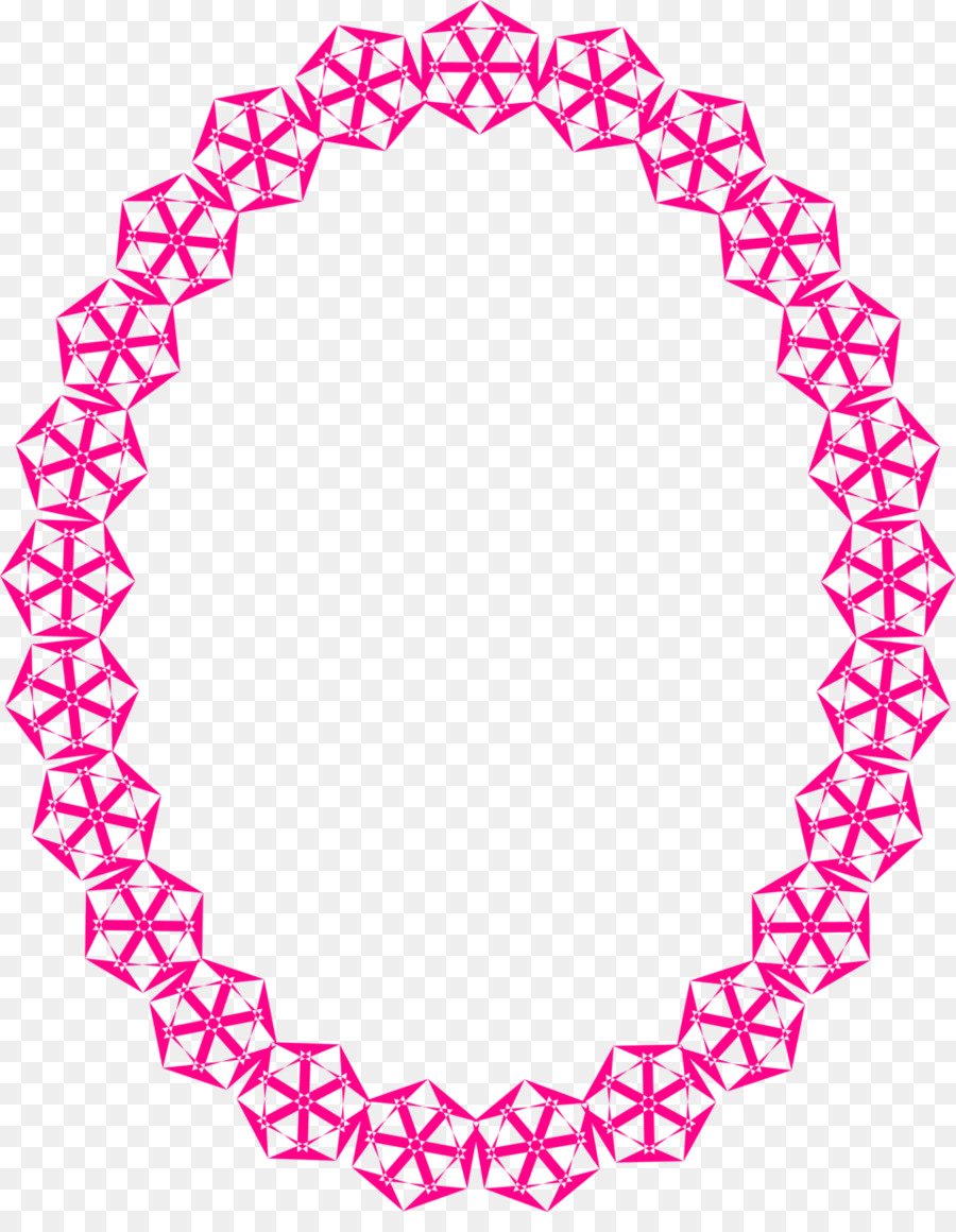 Moldura Oval Rosa，Quadro PNG