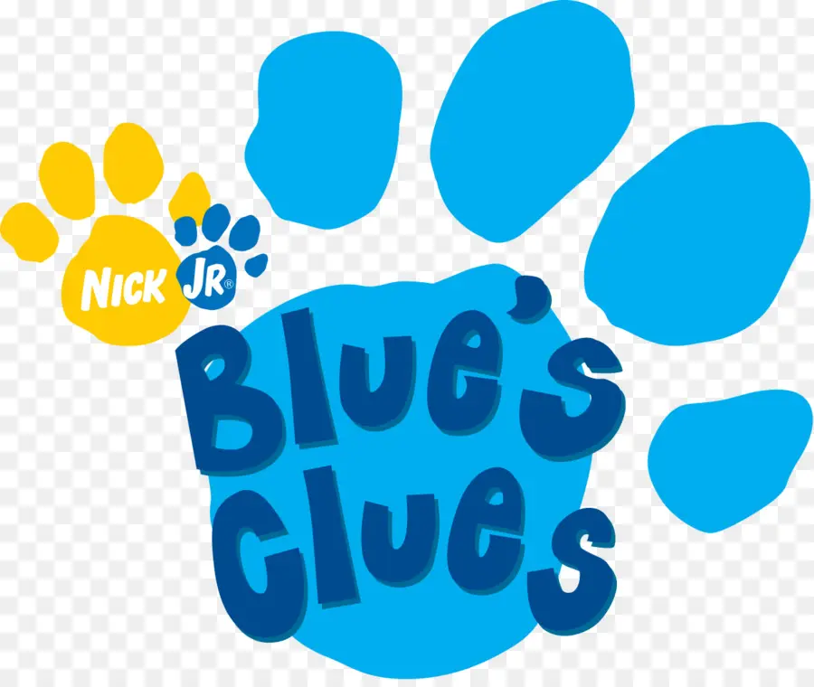 Logotipo Das Pistas De Blue，Nick Jr PNG