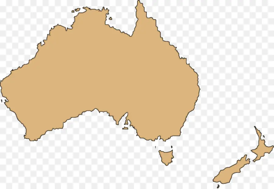 Austrália，Mapa PNG