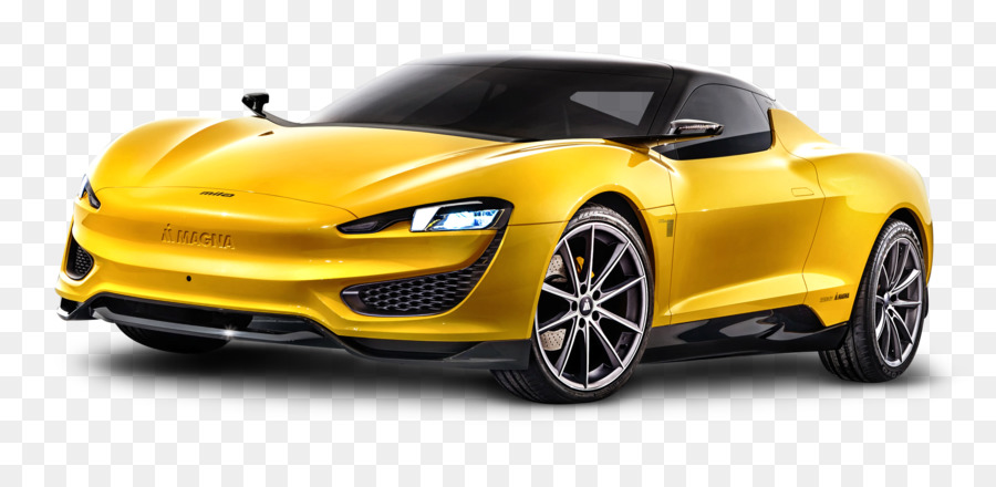 Carro Esportivo Amarelo，Automóvel PNG