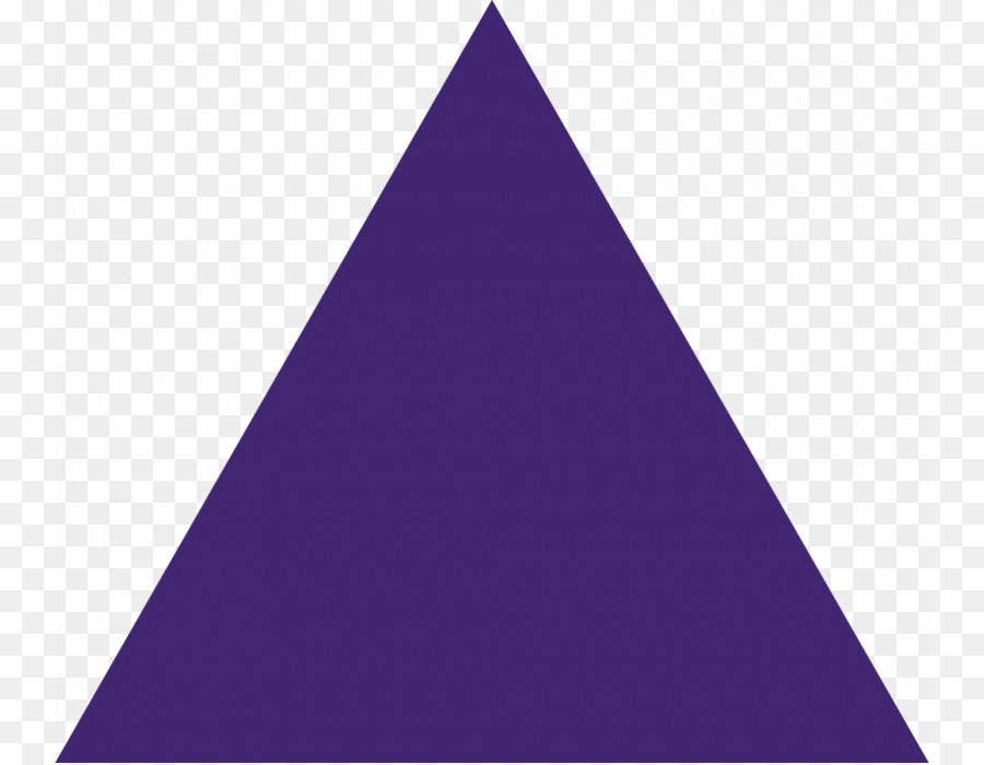 Triângulo Roxo，Geométrico PNG