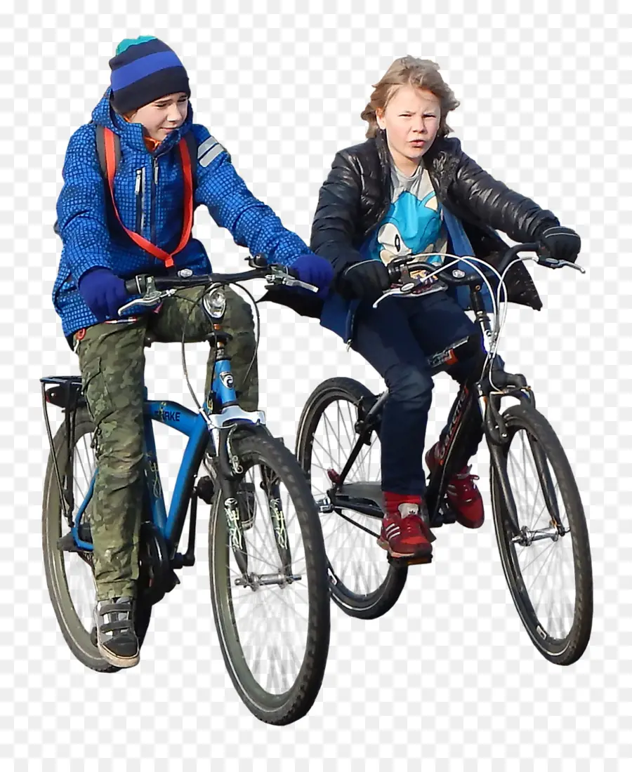 Crianças Em Bicicletas，Meninos PNG