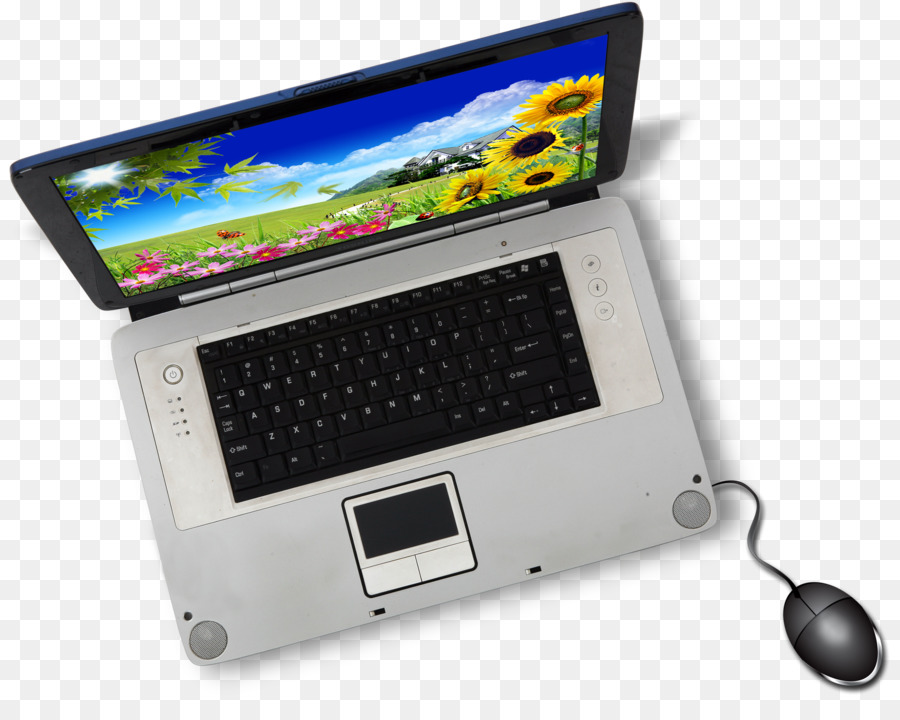 Laptop，Mouse De Computador PNG