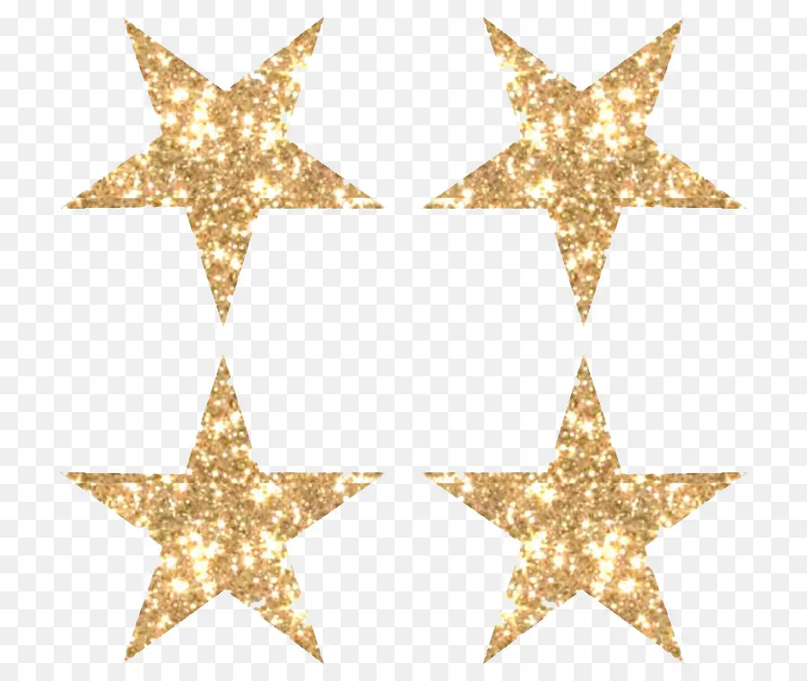 Estrelas Douradas Brilhantes，Ouro PNG