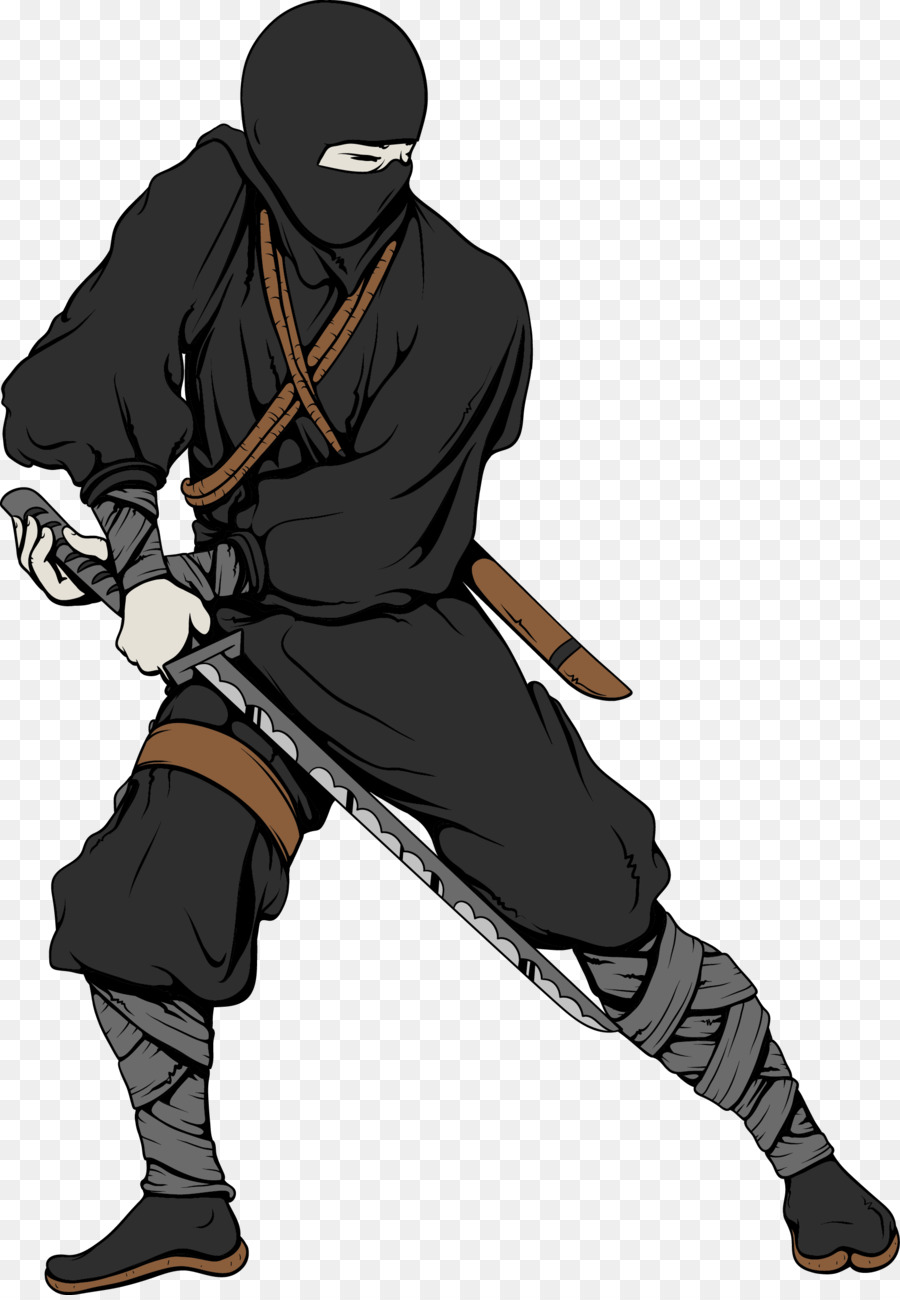 ninja samurai guerreiro lutador personagem desenho animado arte marcial  arma shuriken 5089299 Vetor no Vecteezy
