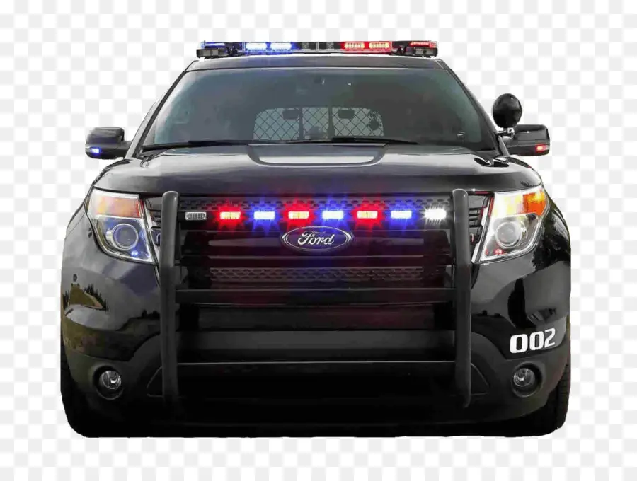 Carro De Polícia，Luzes PNG