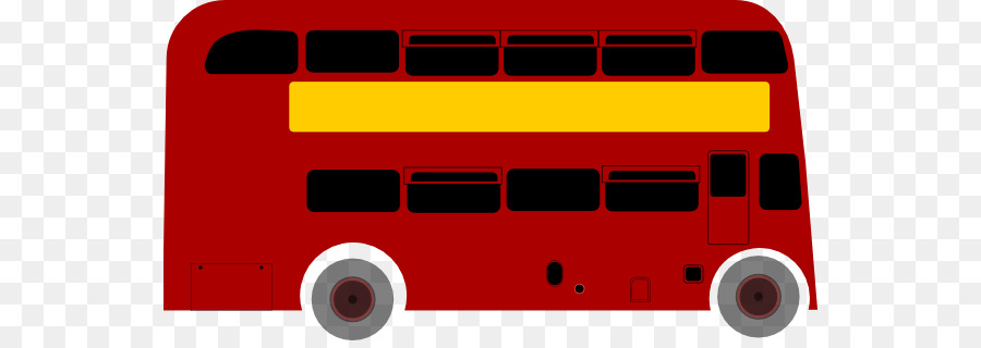 Ônibus Vermelho De Dois Andares，Transporte PNG