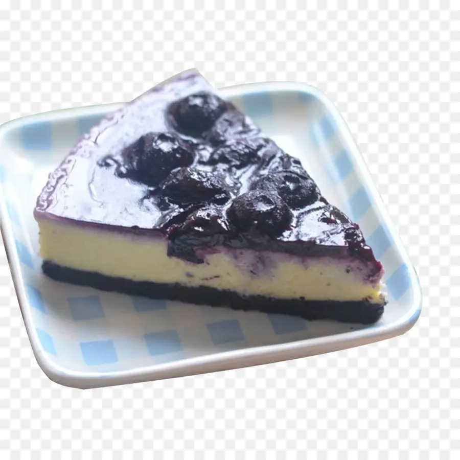 Fatia De Cheesecake De Mirtilo，Sobremesa PNG