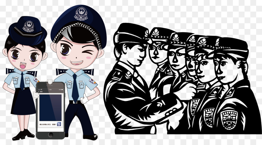 Cartoon，Policial PNG