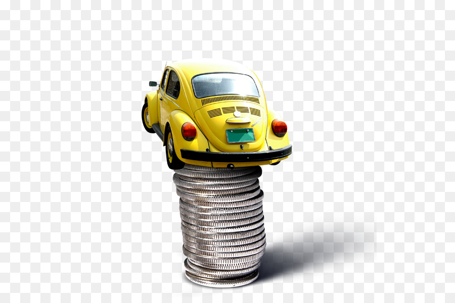 Carro Amarelo，Moedas PNG