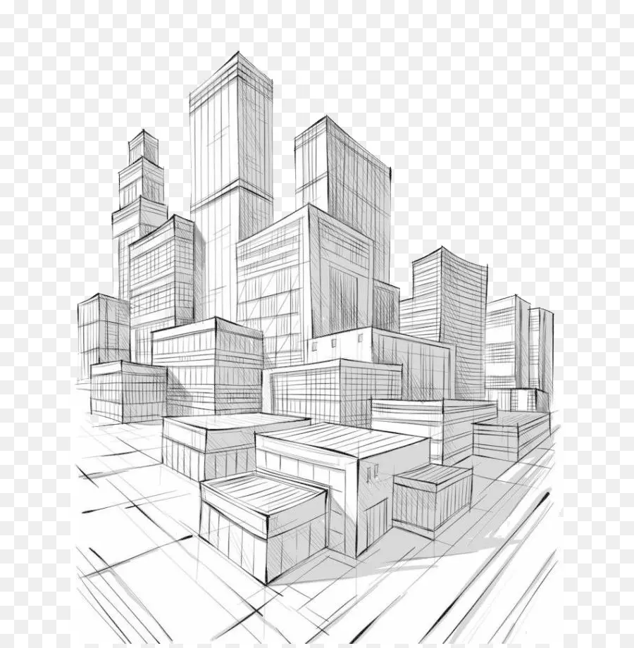 A Arquitetura Da Cidade，Desenho PNG