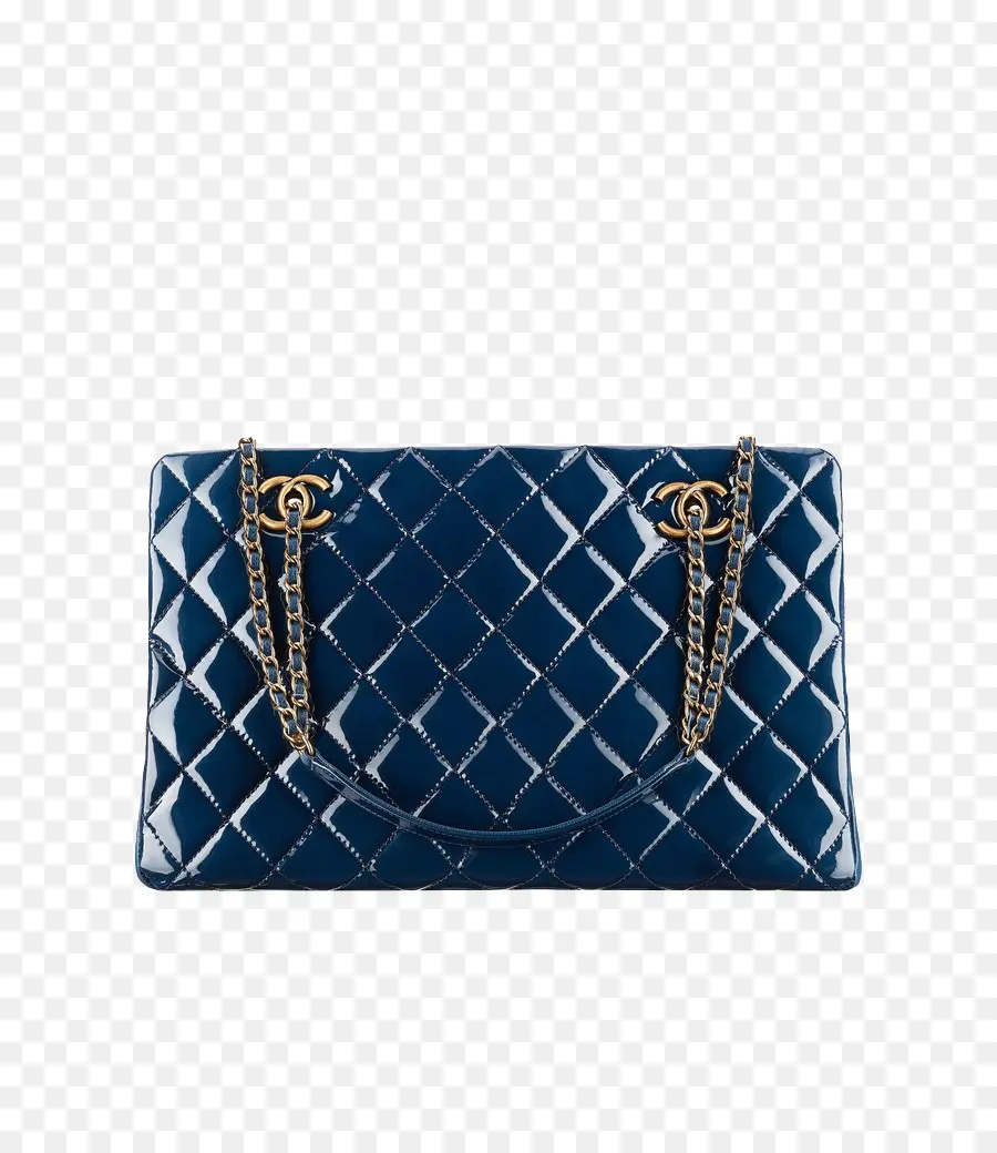 Bolsa Acolchoada Azul，Couro PNG