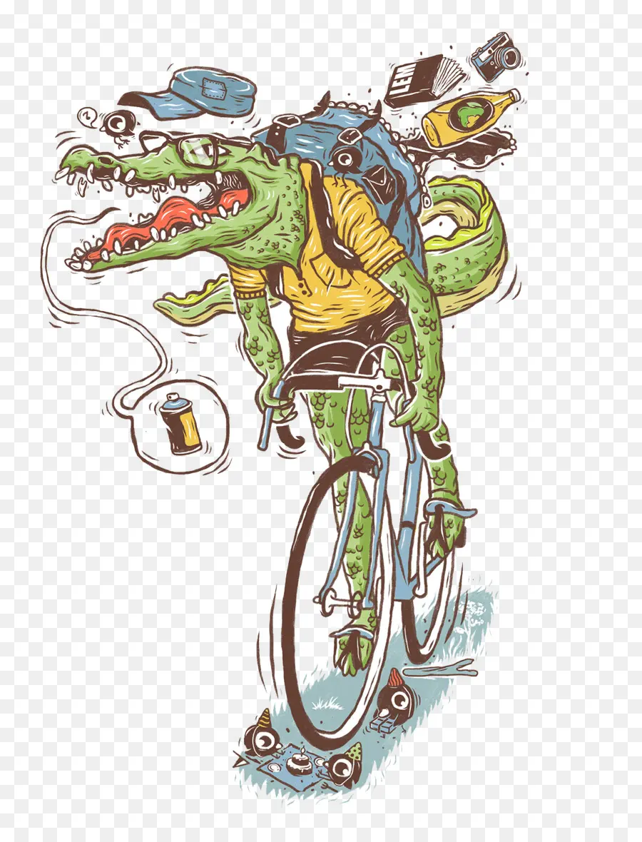Bicicleta，Cartoon PNG