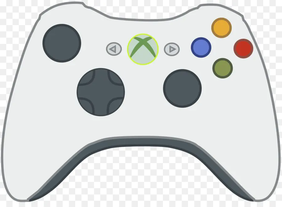 Preto，Controlador Xbox 360 PNG