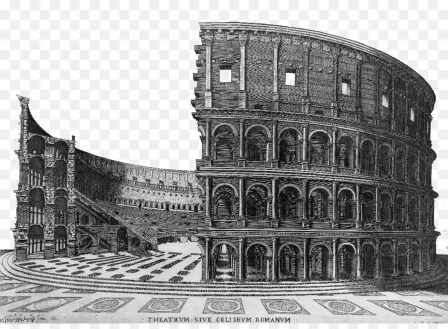 Coliseu，Torre Inclinada De Pisa PNG