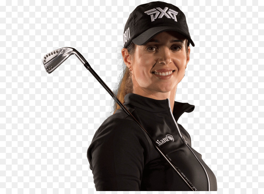 Jogadora De Golfe Feminina De Preto，Golfe PNG