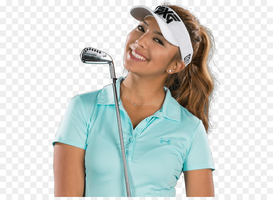 Jogadora De Golfe Feminina Em Azul，Golfe PNG