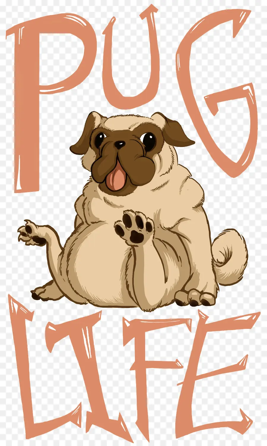 Desenho Animado De Pug，Cachorro PNG