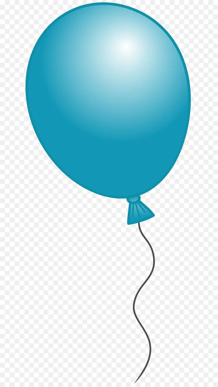 Balão Azul，Corda PNG