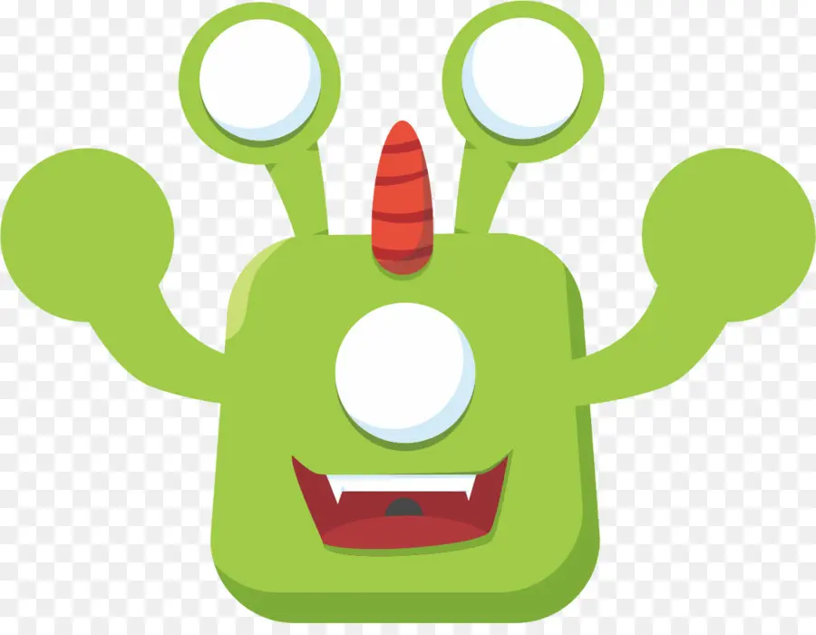 Monstro Verde，Bonitinho PNG