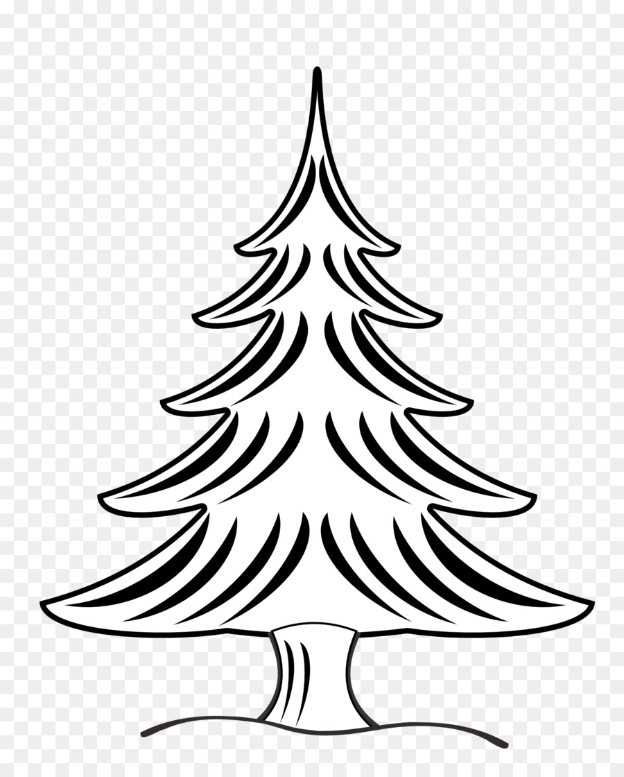 árvore De Natal, Natal, Preto E Branco png transparente grátis