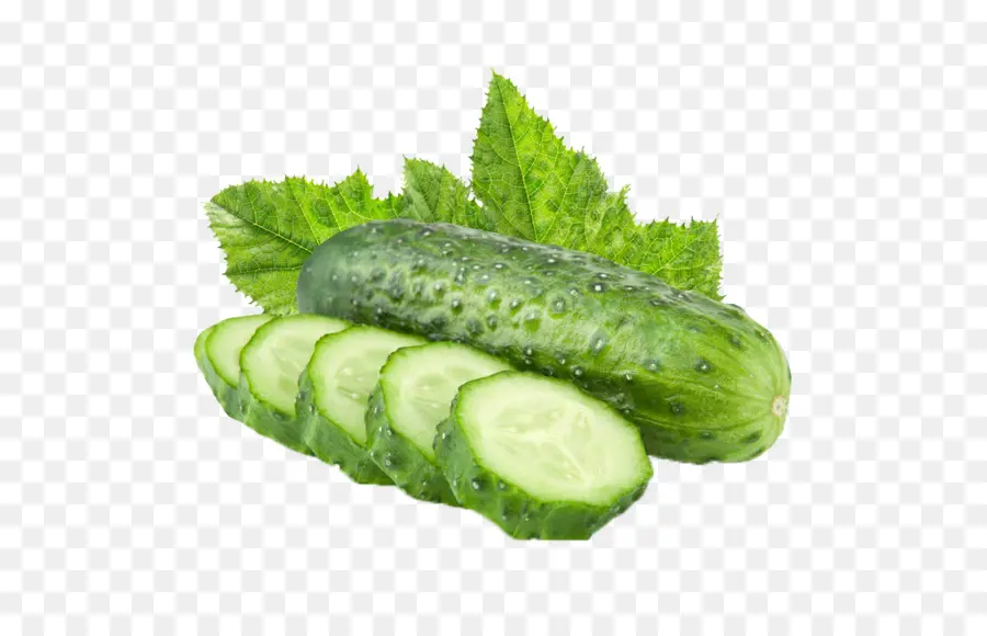 Pepinos Inteiros E Fatiados，Pepino PNG