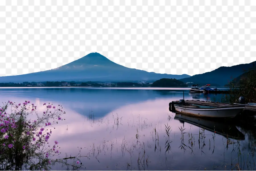 O Monte Fuji，Lago Kawaguchi PNG