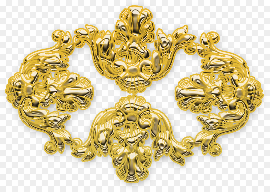 Ornamento Dourado，Decorativo PNG