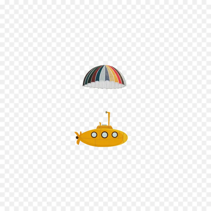 Submarino Amarelo，Pára Quedas PNG