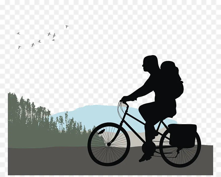 Ciclista，Bicicleta PNG